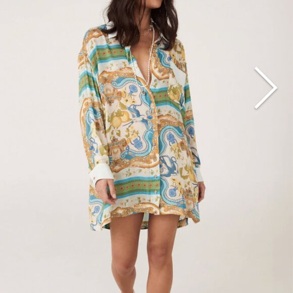 Spell NWOT Maddelina shirt, Small - Picture 2 of 5